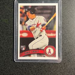 Mike Trout 2016 Topps Reprint 2011 Rookie Card