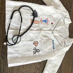 Doctor Costume Halloween (3-4)yrs