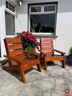 Modern Premium Cedar Adirondack Patio Chairs – | Premium Outdoor Seating | outdoor furniture