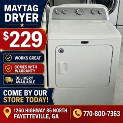 Maytag Dryer for Sale 
(Works Great) Comes w/Warranty