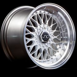 JNC004 Silver Machined Lip Wheels - 15"-18"