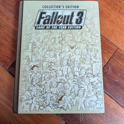 Fallout 3 Game Of The Year Edition Game Guide Collectors Edition - Hardcover 