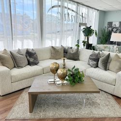 Brand New Elegant Custom Design Comfy L Shape Sectional 