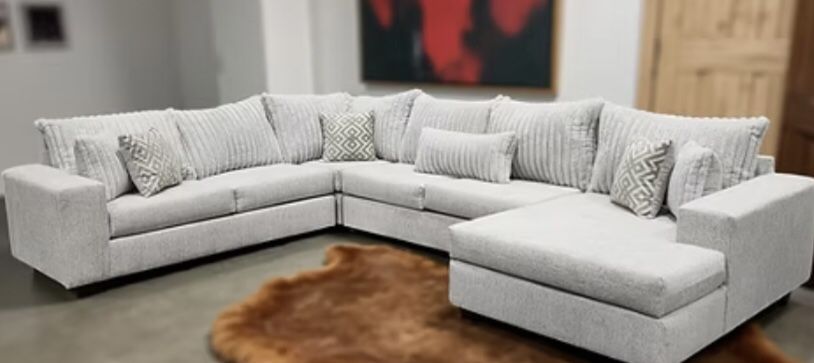 Oversized Grey Sectional