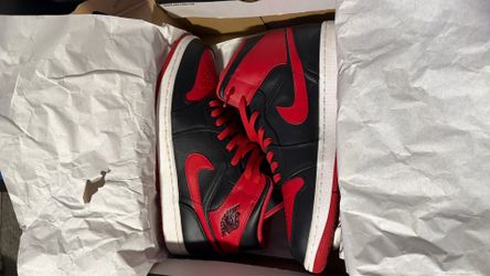 Air Jordan 1 Mid-black/fire red/white noir