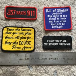 Set Of 4 PATCHES