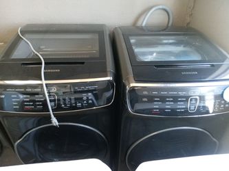 Samsung washer and dryer set and repairs