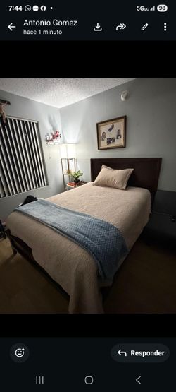 Full Size Bed W/ Mattress