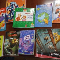 Children's books and encyclopedias