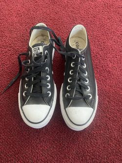 All Star Black Leather Converse