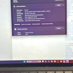 DELL XPS i7-11th Gen Chip