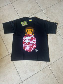 Black and Pink Milo Bape Tee
