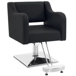 Black Modern Styling Chair Barberpub 3802