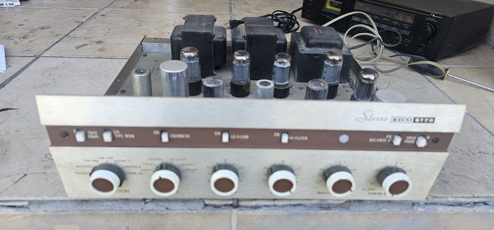 Eico ST-70 Tube Integrated Amplifier - working