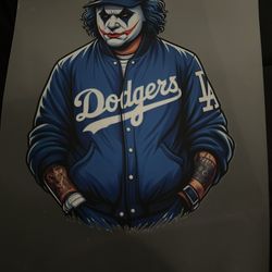 Los Angeles Dodgers Joker Heat Transfer