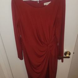 Coldwater Creek Red Dress Size 12