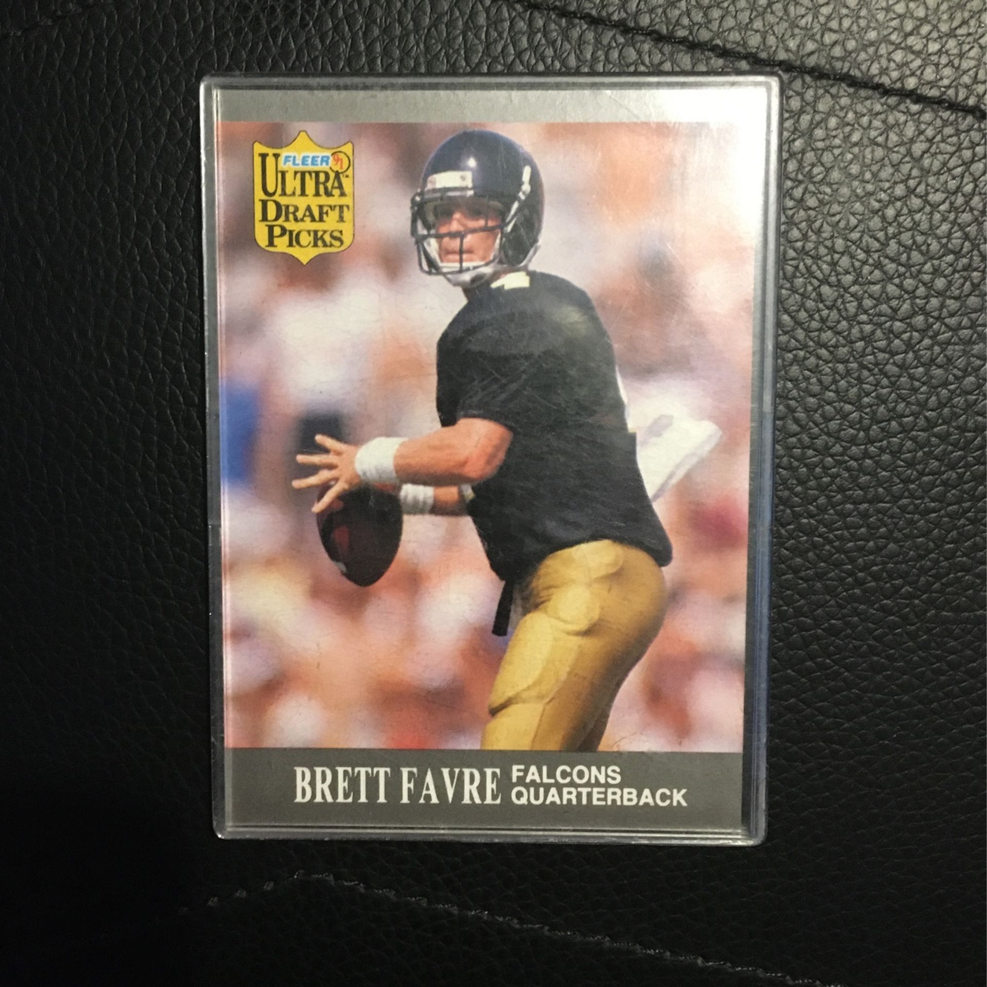 1991 Brett Favre rookie card in mint 10 condition number 283 fleer ultra draft picks