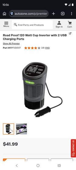 Car 120 Watt Cup Inverter