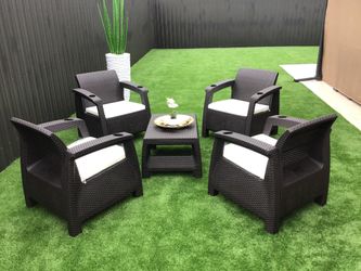 ✨ Juego de Muebles de Patio Moderno — 5 Piezas (+ delivery free