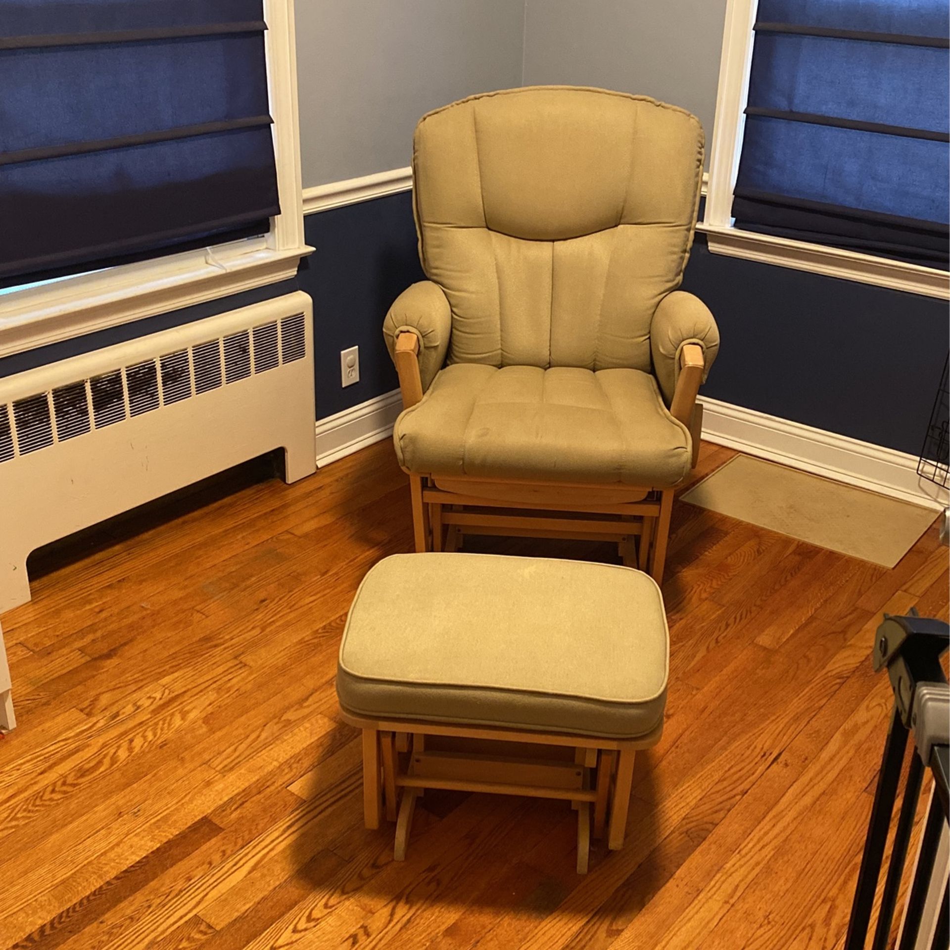 Shermag Glider Rocker with Ottoman
