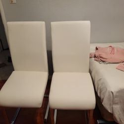 Brand New White Chairs Only 2