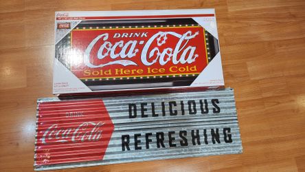 Coca Cola Sign Set