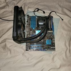 Amd Fx8350 + Motherboard  + RAM + H100i Cooler