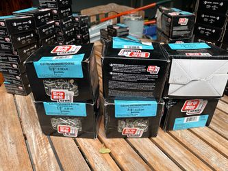 Huge Grip-Rite Roofing Nail Lot – Multiple Sizes – Contractor Lot