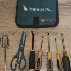Tool Lot/Screwdrivers/flatheads/cutters/prybar/bag Same Day Shipped
