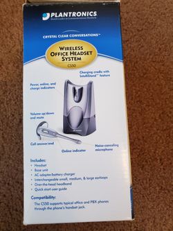 Plantronics complete wireless office headset system  