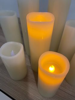 8 Candles battery operated