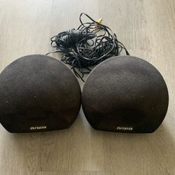 Aiwa Speaker System Pair SX-R275 40W 8 ohms Surround Sound Home Speakers Tested