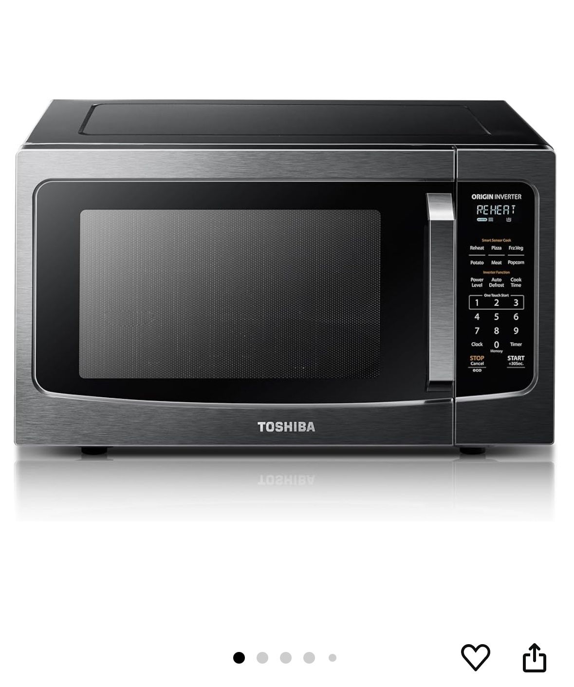 BRAND NEW TOSHIBA ML-EM45PIT(BS) Countertop Microwave Oven
