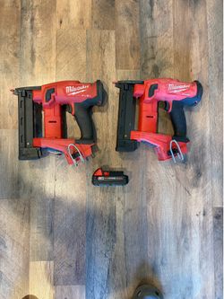 MILWAUKEE M18 Fuel 18 gauge STAPLE GRAPAS GUN ONLY PISTOLA  SOLAMENTE - CORDLESS