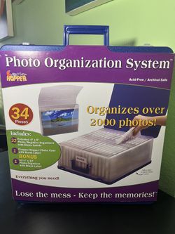 Photo Organization System – Holds 2000+ Photos – New in Box