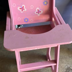 Baby Dolls, Feeding High Chair