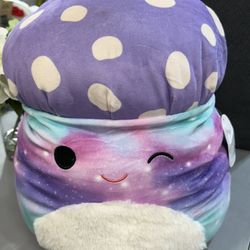 Squishmallow Official Kellytoy Squishy Soft Plush 16 Inch, Unai The Mushroom   