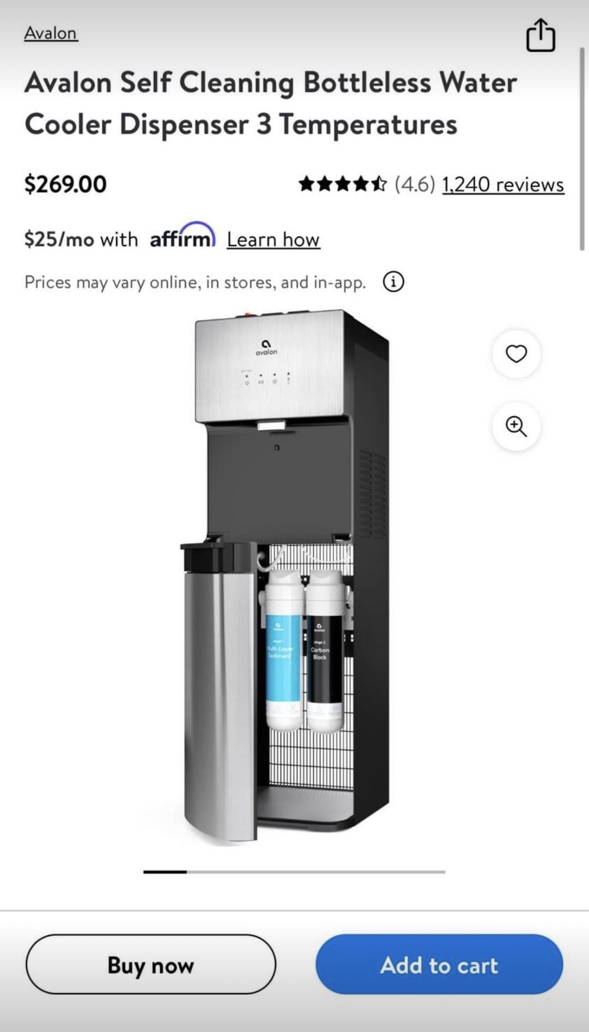 New! Bottleless Water Dispenser