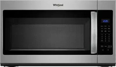 50% Off Whirlpool - 1.7 Cu. Ft. Over-the-Range Microwave - Stainless steel