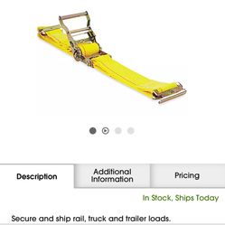Uline Ratchet Straps 