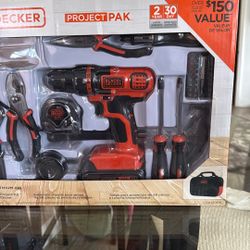 BLACK+DECKER  ProjectPak Full drill set 