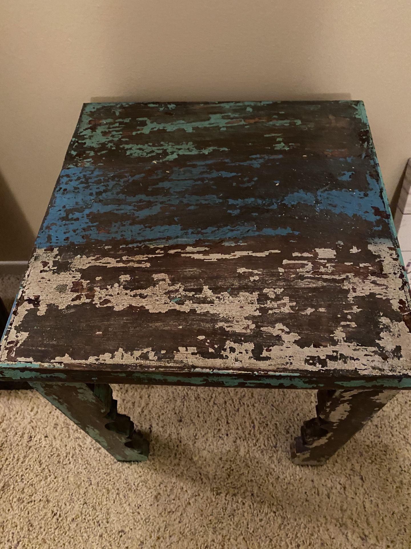 Reclaimed Wood Side Table