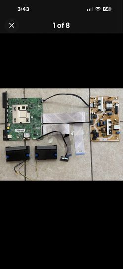 Samsung 43” 4K Tv UN43NU7100F Main And Power Boards Full Set Tested