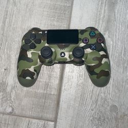 PS4 Controller Green Camouflage Color