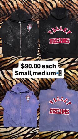 Valley Dreams Rhinestone Zip-Up Hoodie