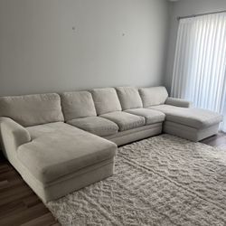 Prestige Oversized Sectional Couch Set - Retail $2600