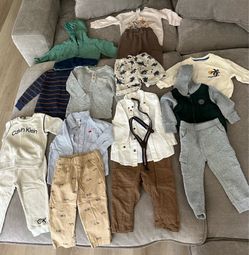 Bundle of boy clothes for 18month old - 11 Items