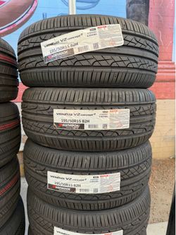 195/50/15 HANKOOK VENTUS V2 4 NEW TIRES INSTALLED ✅ INSTALADAS ✅