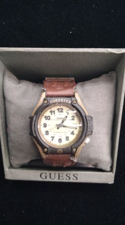 Casio FT500WC-5BV, Forester, Illuminator Watch, Beige Strap, Date, 100 Meter WR