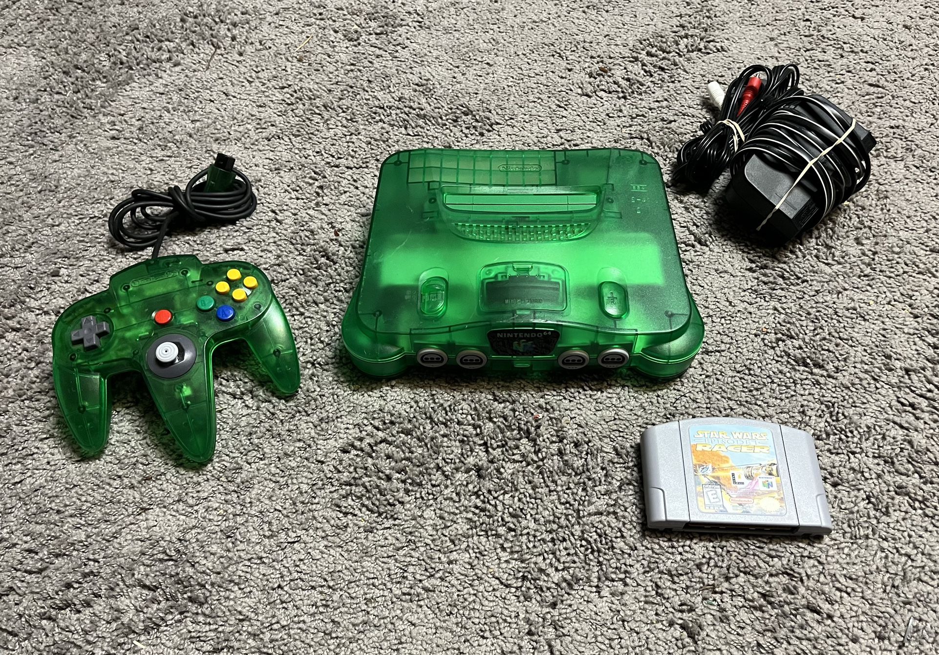 Nintendo 64 N64 Jungle Green Edition 